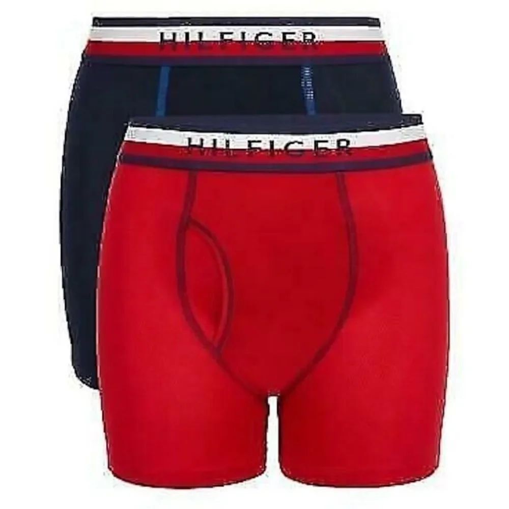 Tommy Hilfiger Boys 2-Pk. Performance Boxer Briefs SIZE M.
